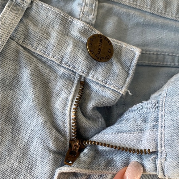 Current Elliot Blue Stiletto Leopard Jeans Size 24 - Picture 7 of 8